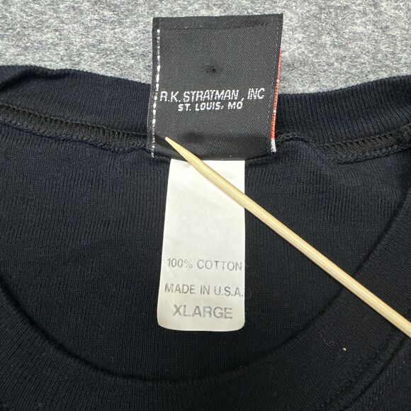 Harley Davidson Shirt Womens‎ XL Black Long Sleeve Eagle Bar Shield USA Made - Picture 6 of 11